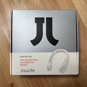 JisuLife Neck Fan in White